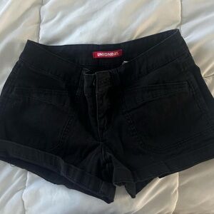 Unionbay Women's Black Denim Shorts